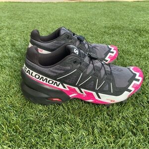Excellent Salomon Speedcross 6 GTX Women's Trail Running Shoes, Nine Iron/Black/